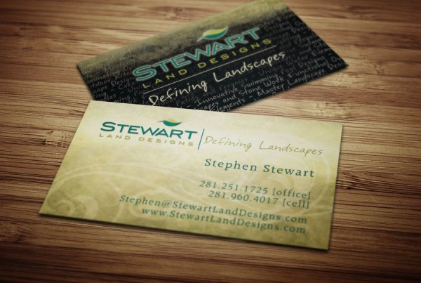 Landscaping Company Business Card Design