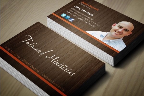 Church Ministries Business Card Design