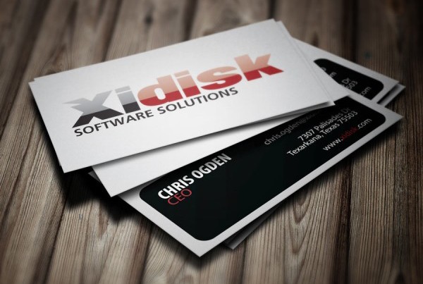 Software Company Business Card Design
