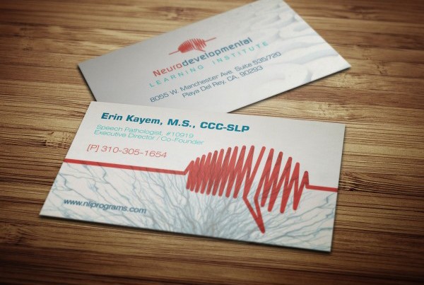 Learning Institute Business Card Design