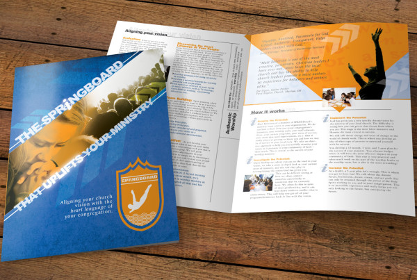 Ministry Consulting Firm Large Brochure Design