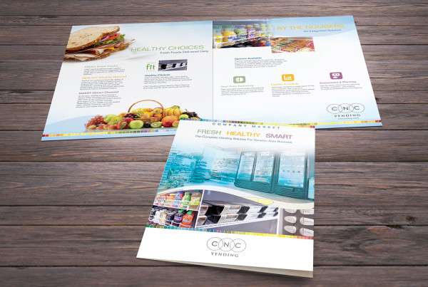 Food Vending Company Large Brochure Design
