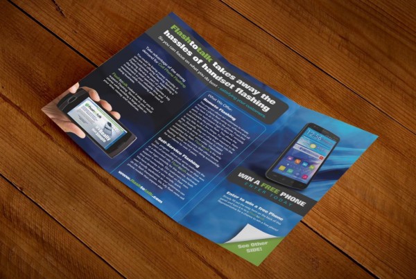 Smartphone Technology Trifold Brochure