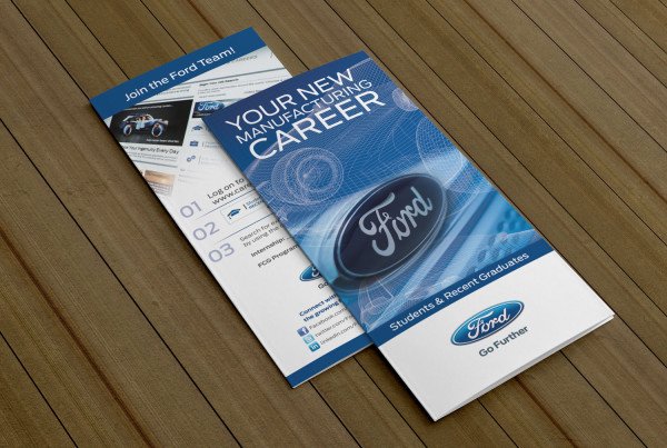 Ford Motor Company Trifold Brochure Design
