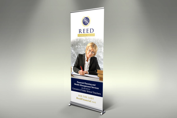 Financial Planning Company’s Trade Show Banner Design