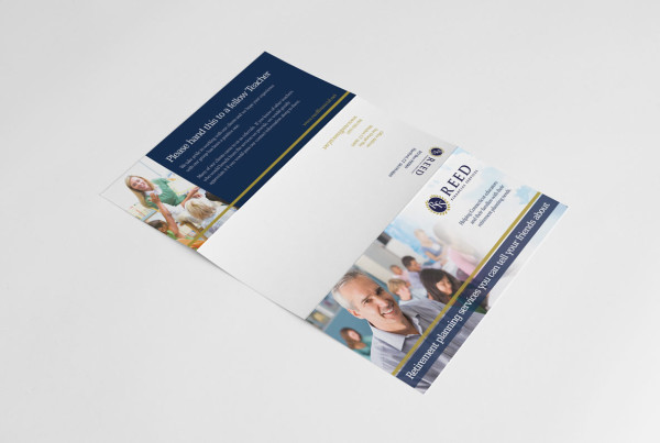 Financial Planning Company Trifold Brochure Design