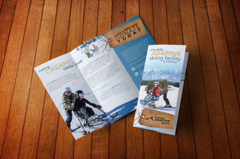 Adaptive Sports Program Trifold Brochure Design Brochure Design and