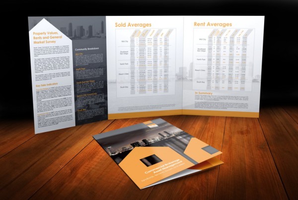 Real Estate Large Six Panel Brochure