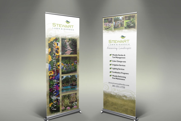 Landscaping Company Trade Show Banner Design