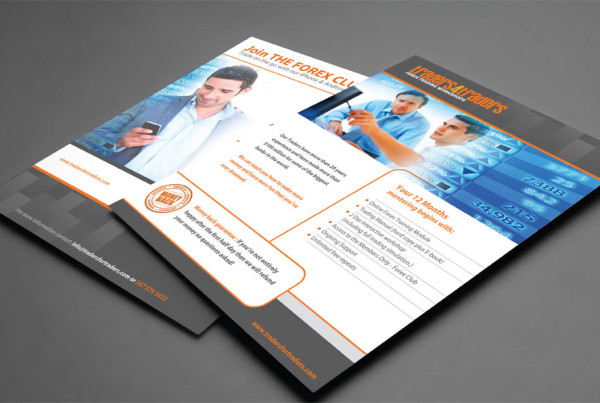 Financial Investment Services Company Flyer