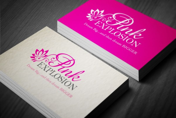Cosmetic Company Business Card Design