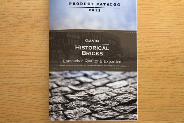 Brick Paver Company Catalog Design