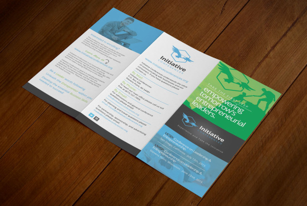 Leadership Conference Trifold Brochure Design
