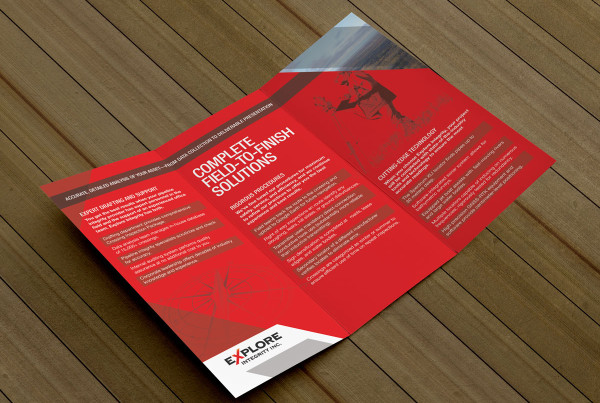 Land Surveyor Trifold Brochure Design