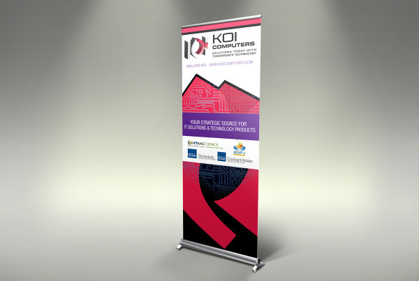IT Solutions Trade Show Pop Up Banner