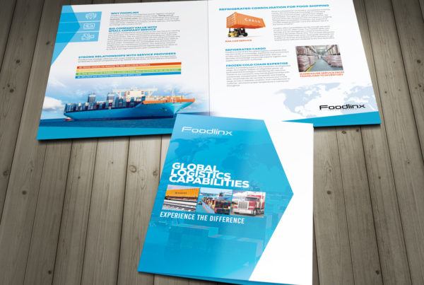 Food Shipping Service 4 Page Brochure