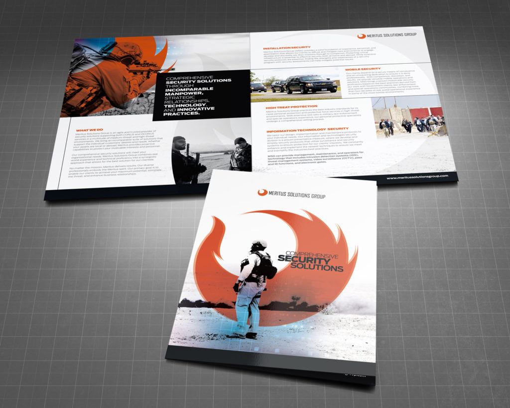 Special Security Detail 4 Page Brochure Design