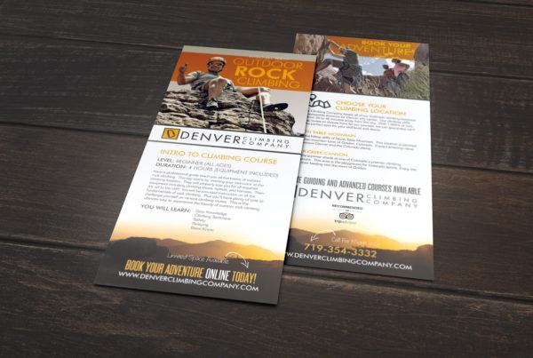 Rock Climbing Course Rack Card