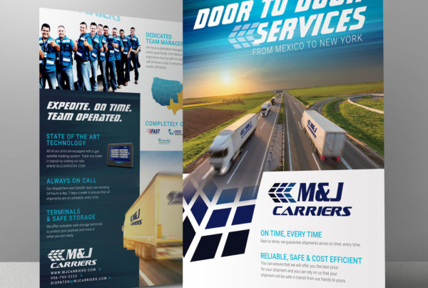 International Delivery Service Sales Flyer