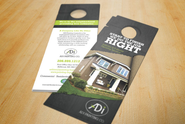 Home Painting Services Door Hanger