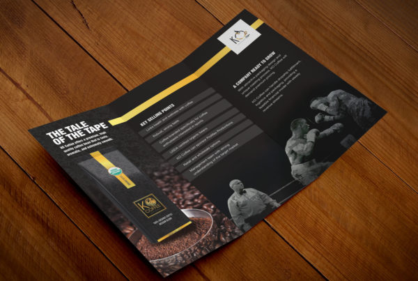 Coffee Company Trifold Brochure