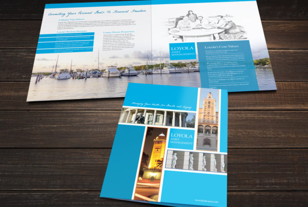 Loyola Asset Management Brochure Design