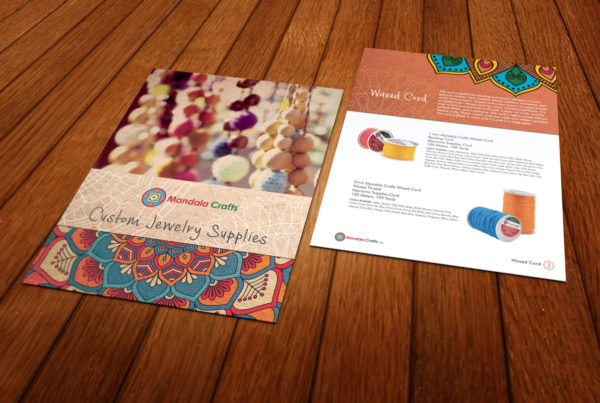 Jewelry Supply Company Flyer Design