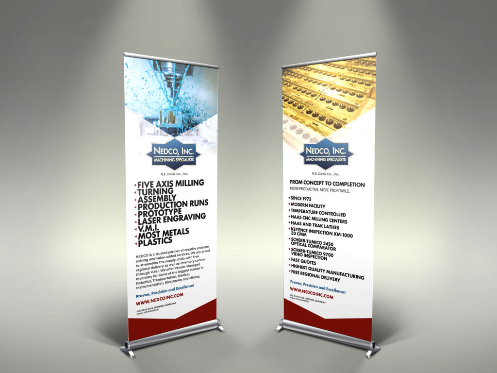 Industrial Trade Show Banner Design - Brochure Design and Printing - Brochure Design Agency