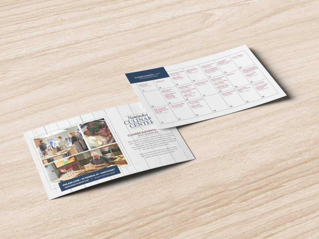 Culinary Center Calendar Postcard