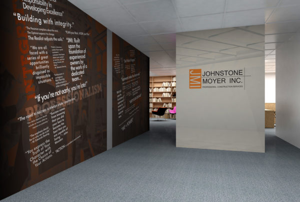 Office Branding Design: Wall Mural