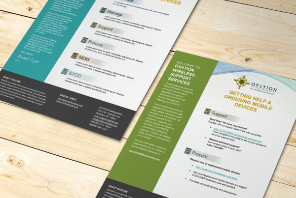 Technology Company Flyer Design