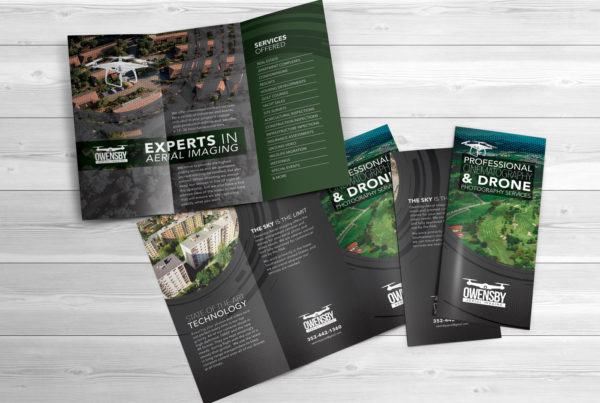 Drone Photography Trifold Brochure