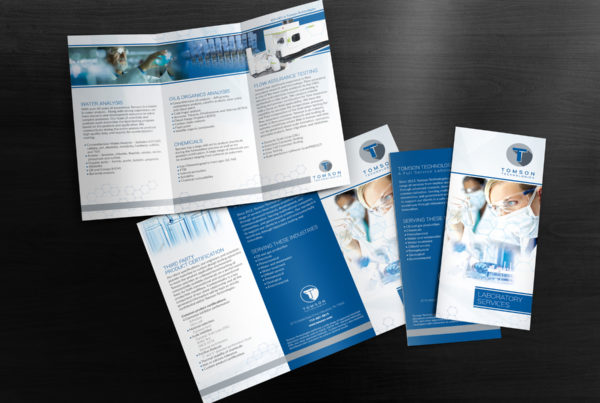 Water Testing Laboratory Trifold Brochure