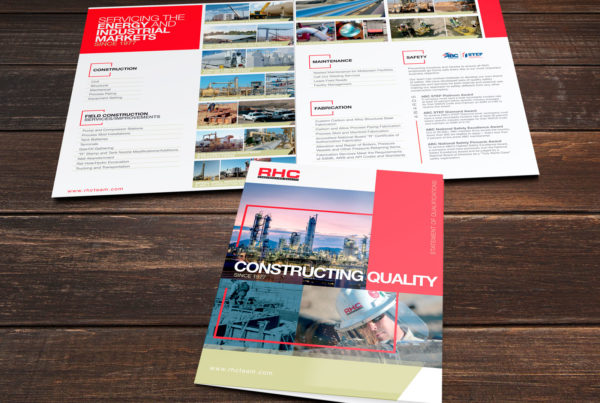 Industrial Construction Brochure Design