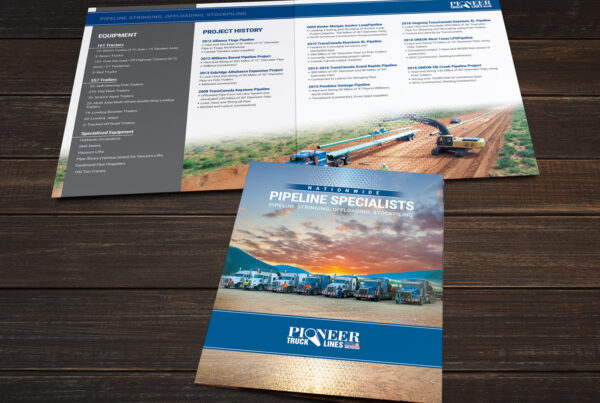 Pipeline Truck Line 4-Page Brochure
